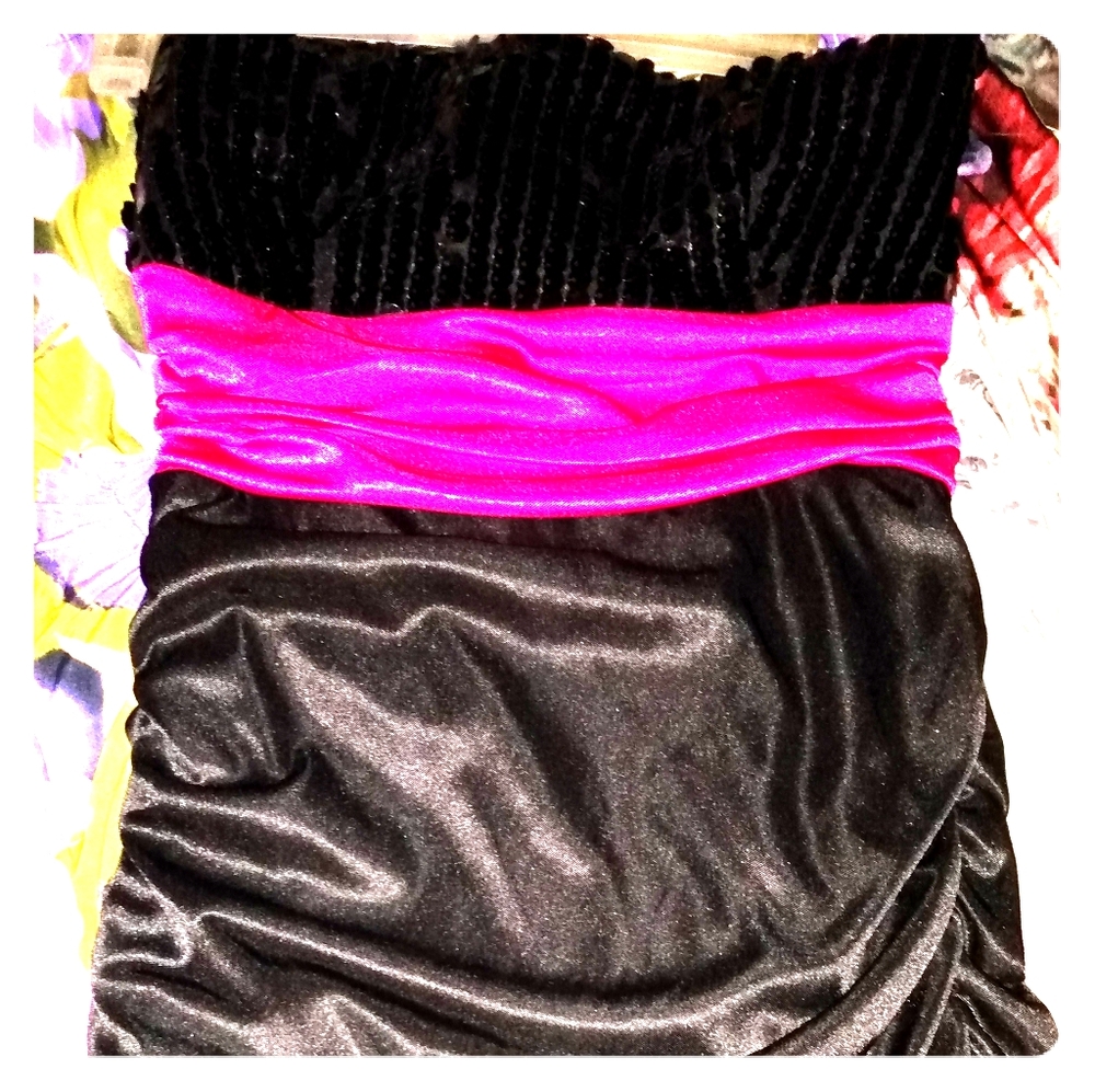 Strapless party dress